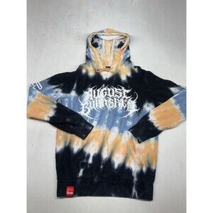 August Burns Red X Shibori Threads Hoodie Hand Dyed Tye Dye Mens M Streetwear